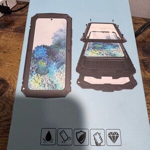 Rugged Black Phone Case for Enhanced Protection for S23 Ultra